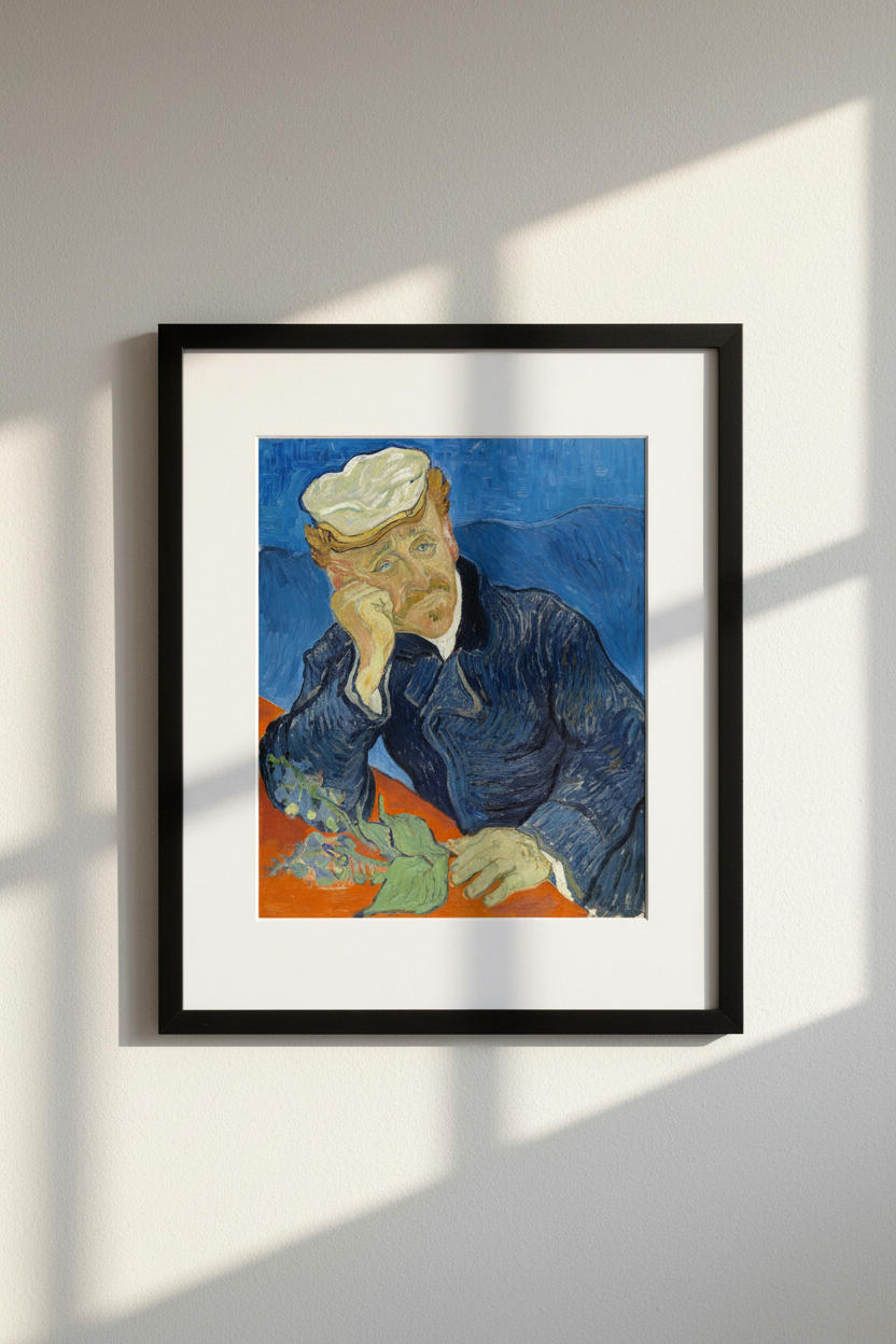 Le docteur Paul Gachet by Vincent Van Gogh (1890)