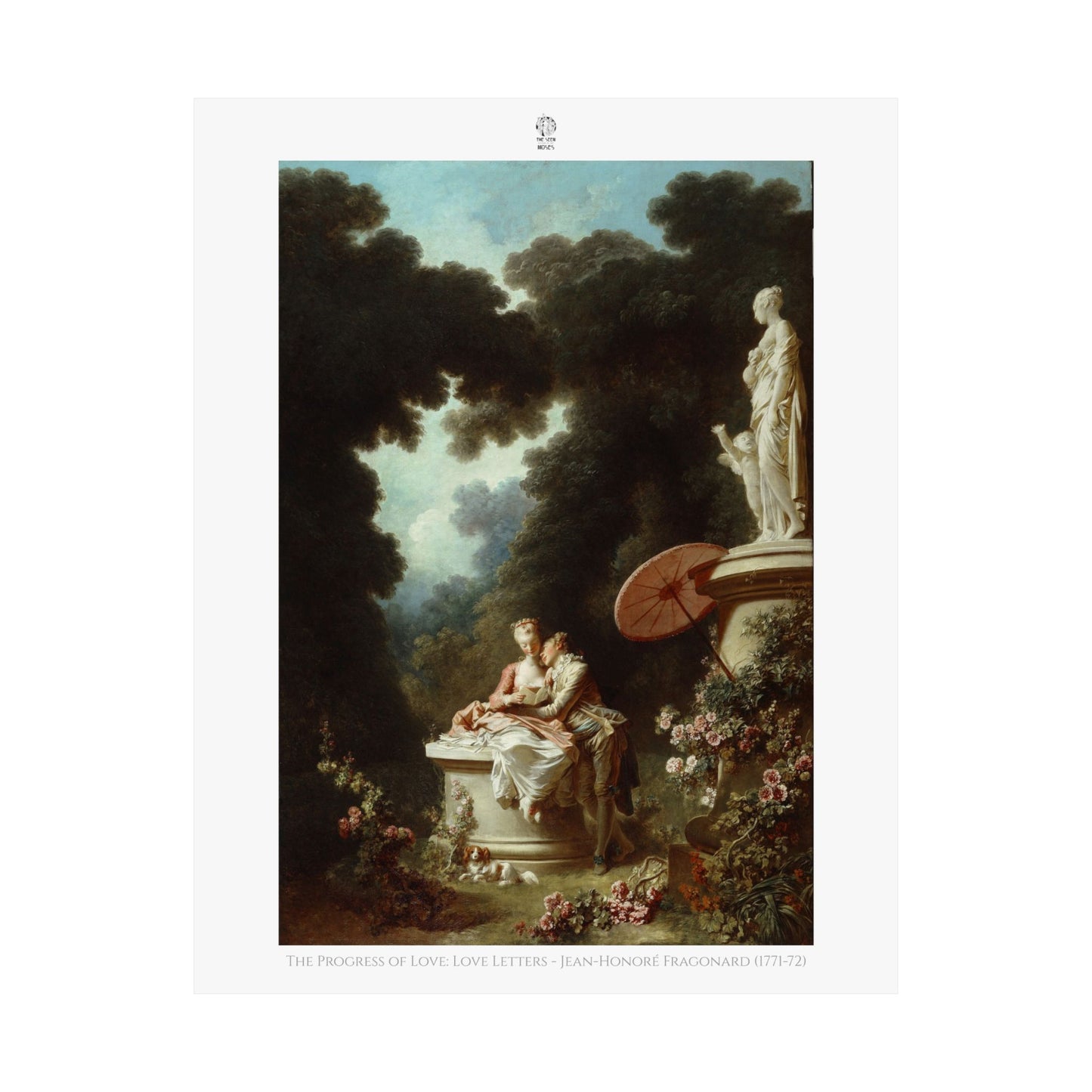 The Progress of Love: Love Letters - Jean-Honoré Fragonard (1771-72)