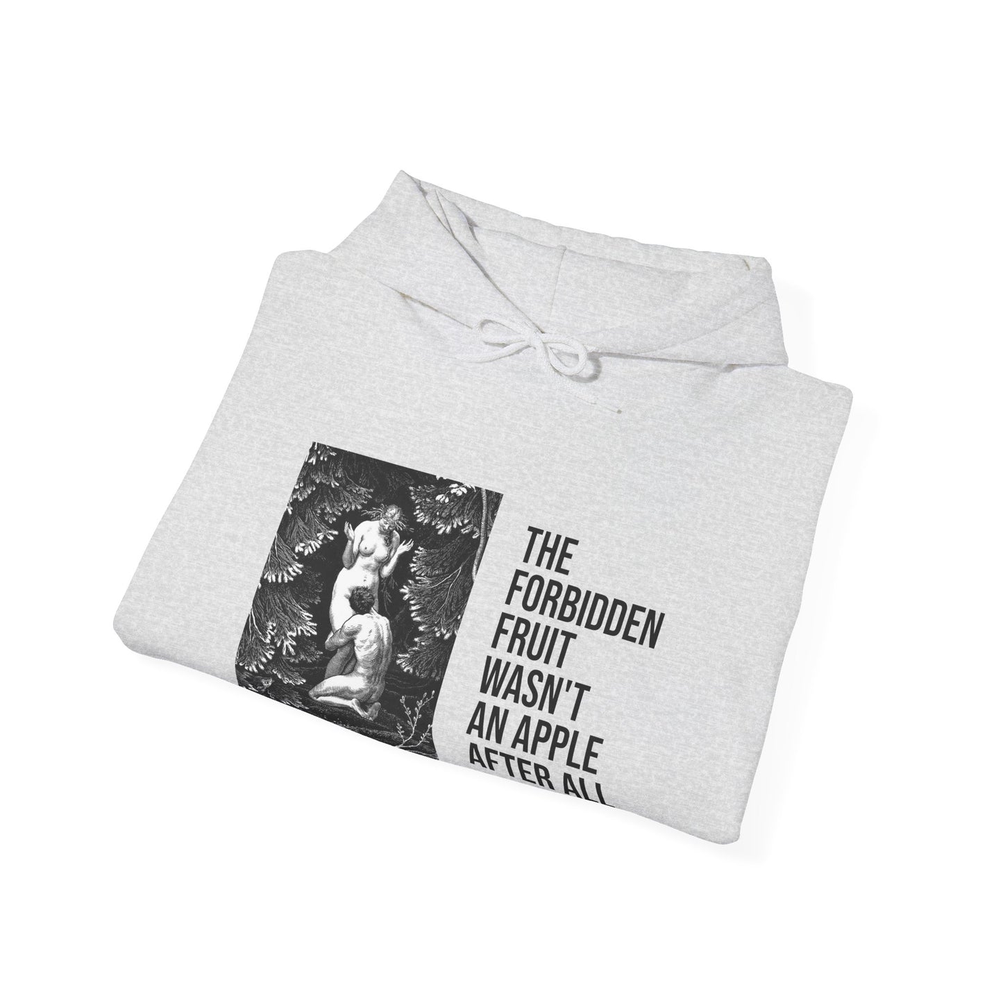 Hooded Sweatshirt- Adam and Eve in Paradise by Max Svabinsky