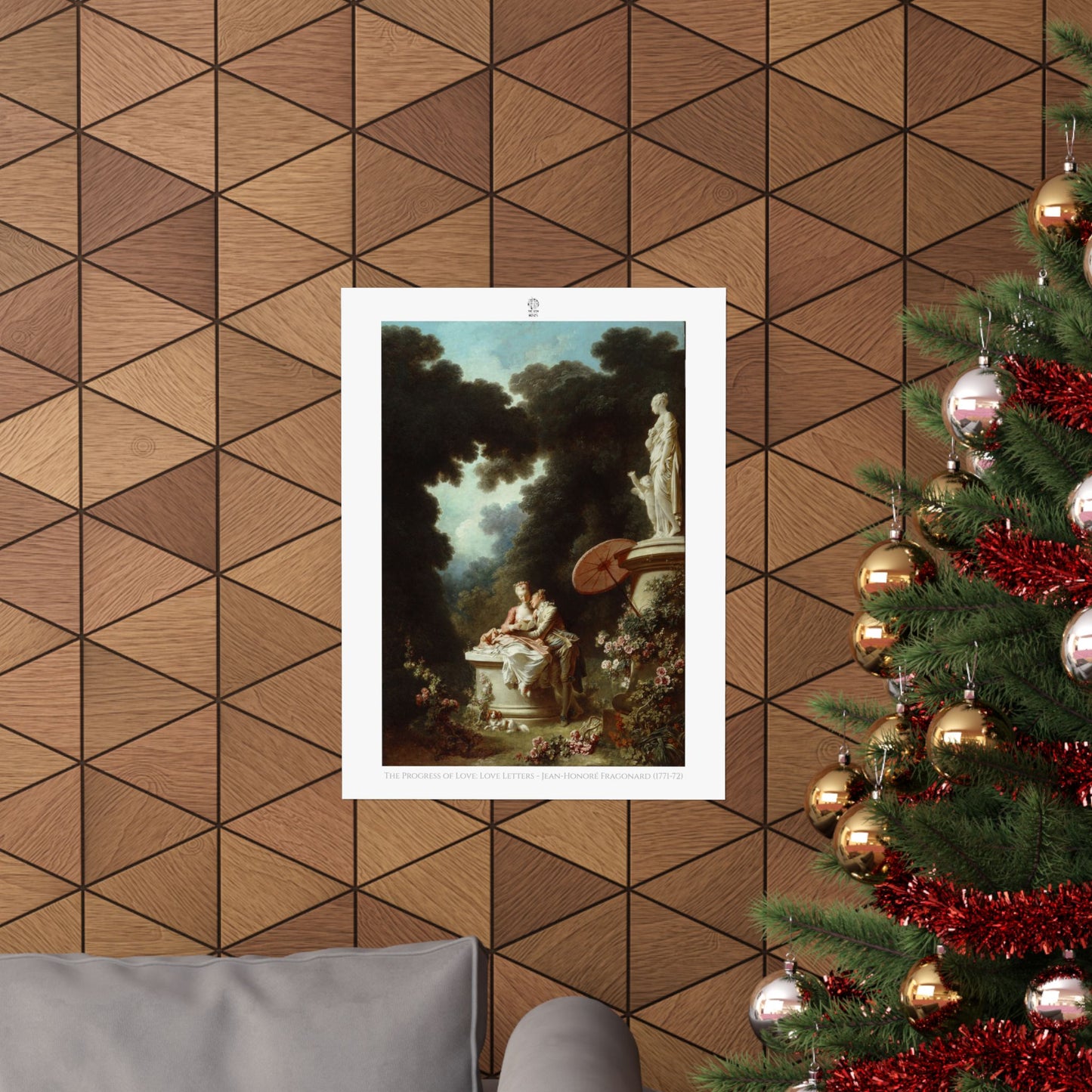 The Progress of Love: Love Letters - Jean-Honoré Fragonard (1771-72)