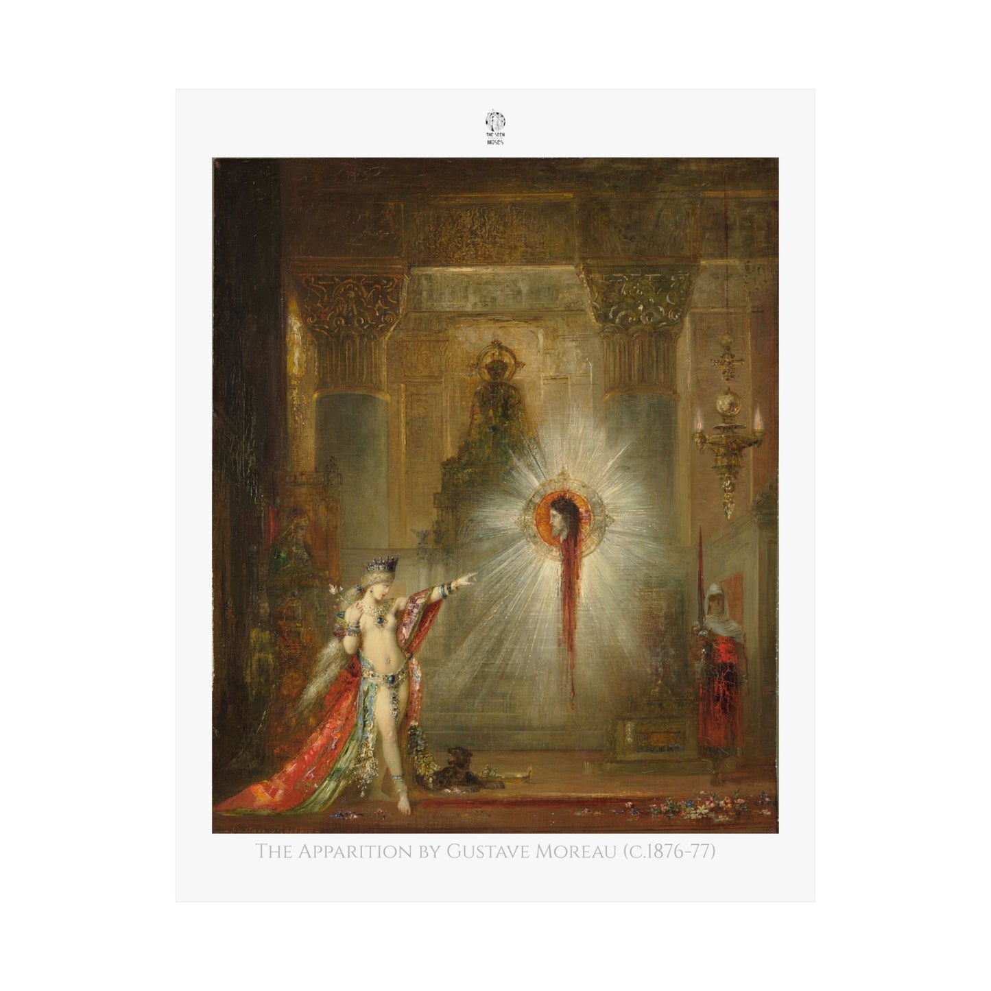 The Apparition by Gustave Moreau (c.1876-77)