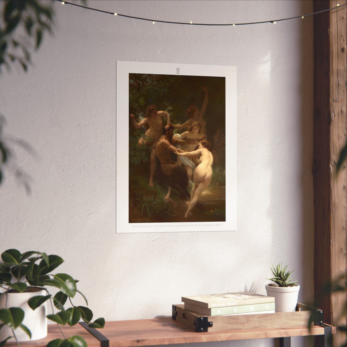Nymphs and Satyr by William-Adolphe Bouguereau (1873)