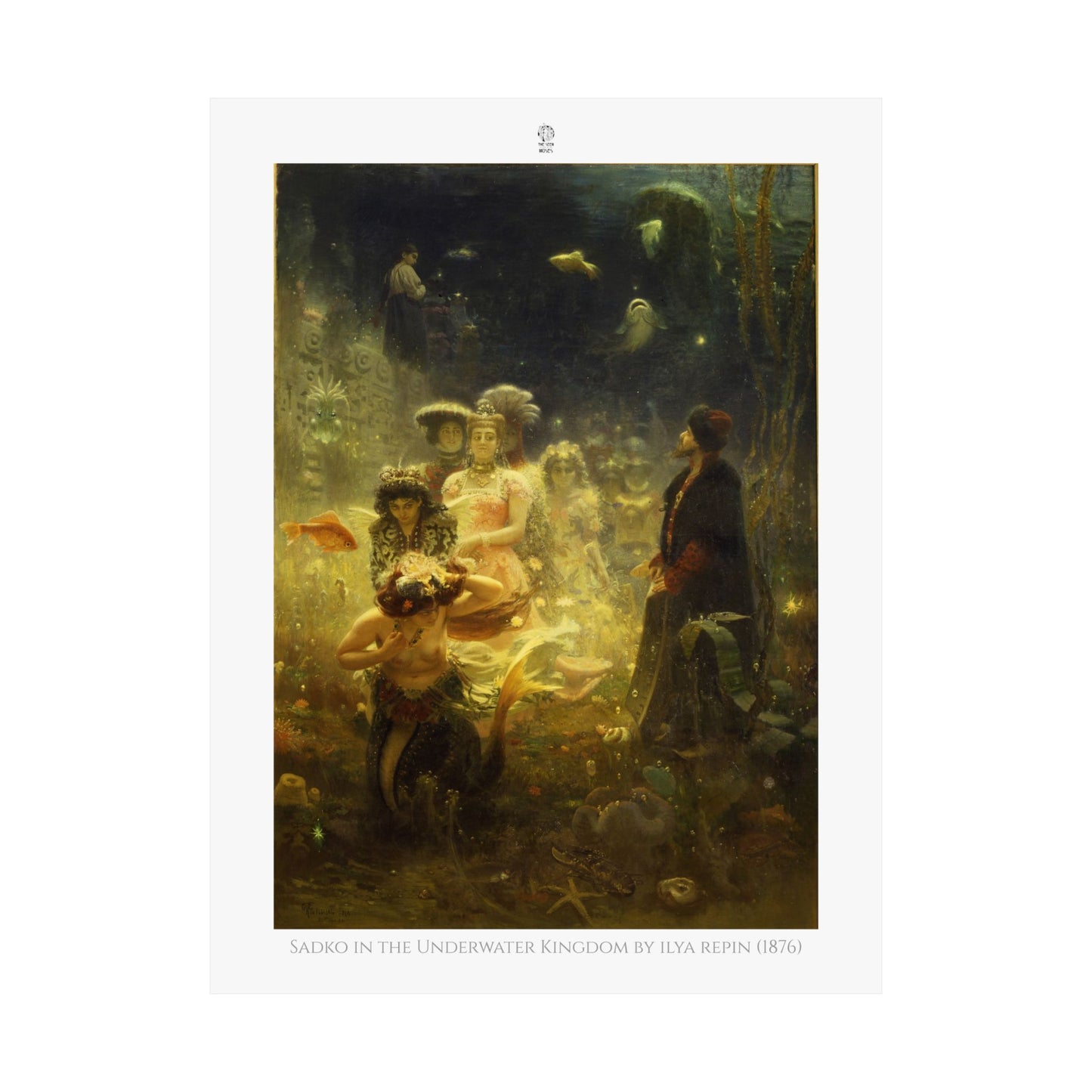 Sadko in the Underwater Kingdom by Ilya Repin (1876)