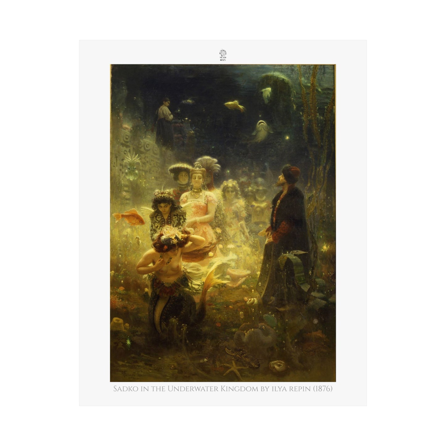 Sadko in the Underwater Kingdom by Ilya Repin (1876)
