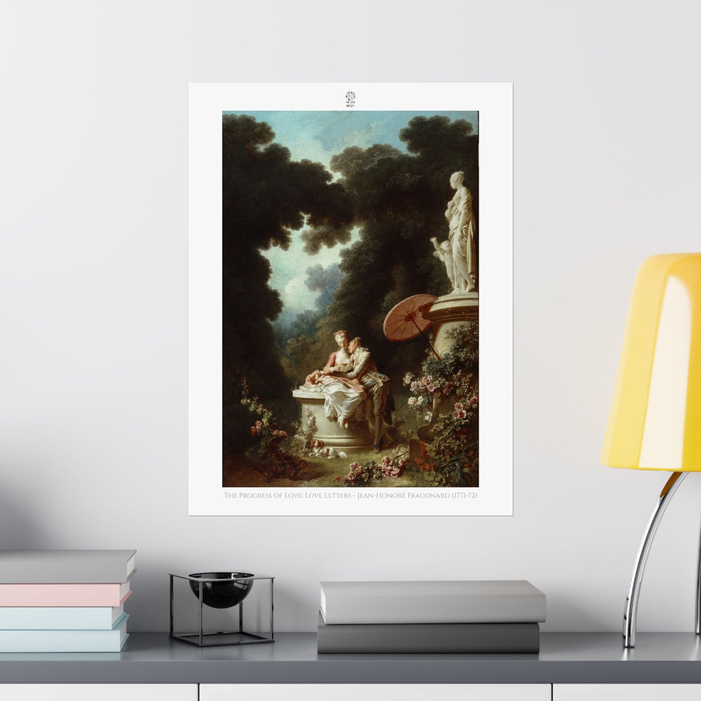 The Progress of Love: Love Letters - Jean-Honoré Fragonard (1771-72)