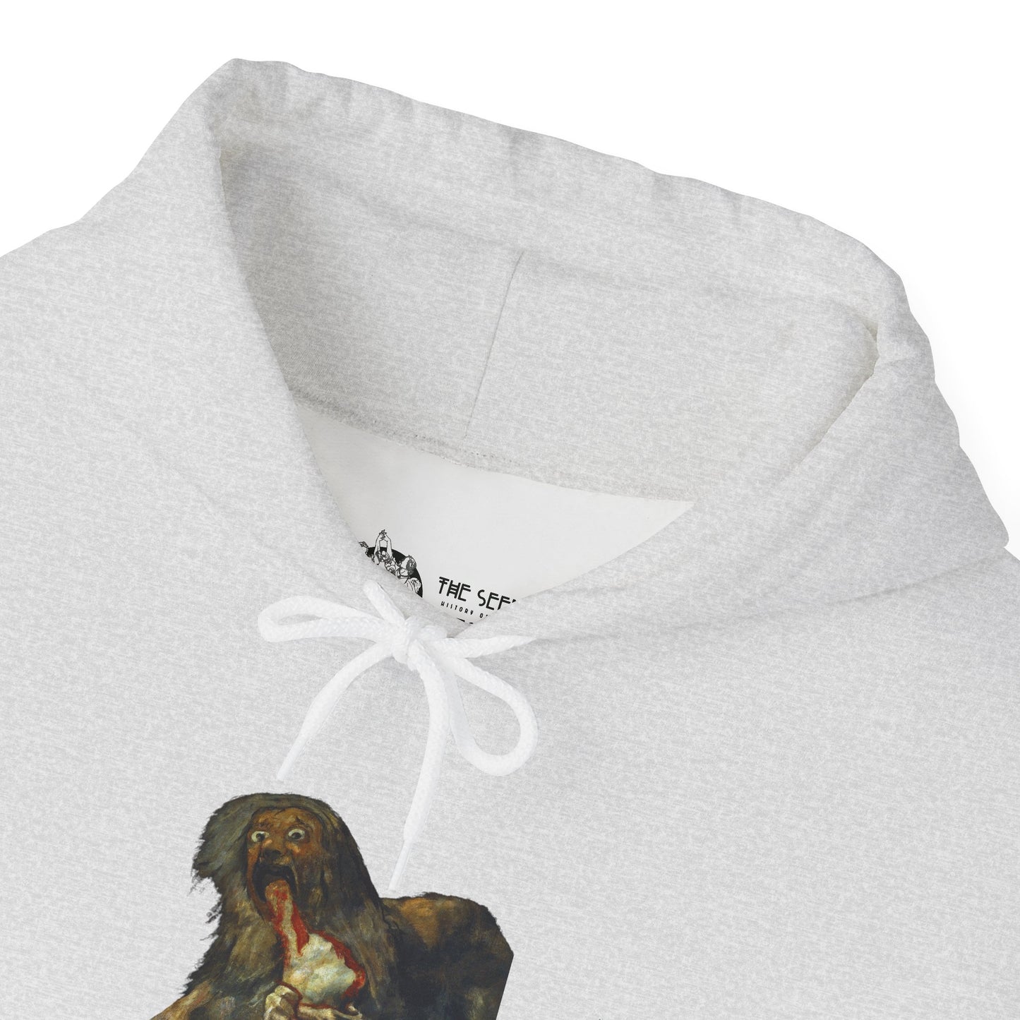 Hooded Sweatshirt - Saturn Devouring His Son by Francisco Goya (1819-23)
