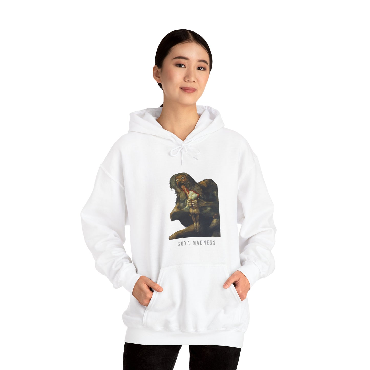 Hooded Sweatshirt - Saturn Devouring His Son by Francisco Goya (1819-23)