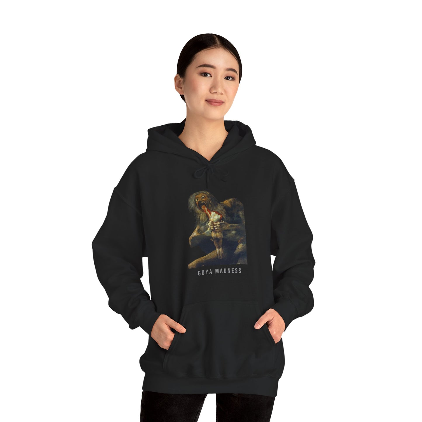 Hooded Sweatshirt - Saturn Devouring His Son by Francisco Goya (1819-23)