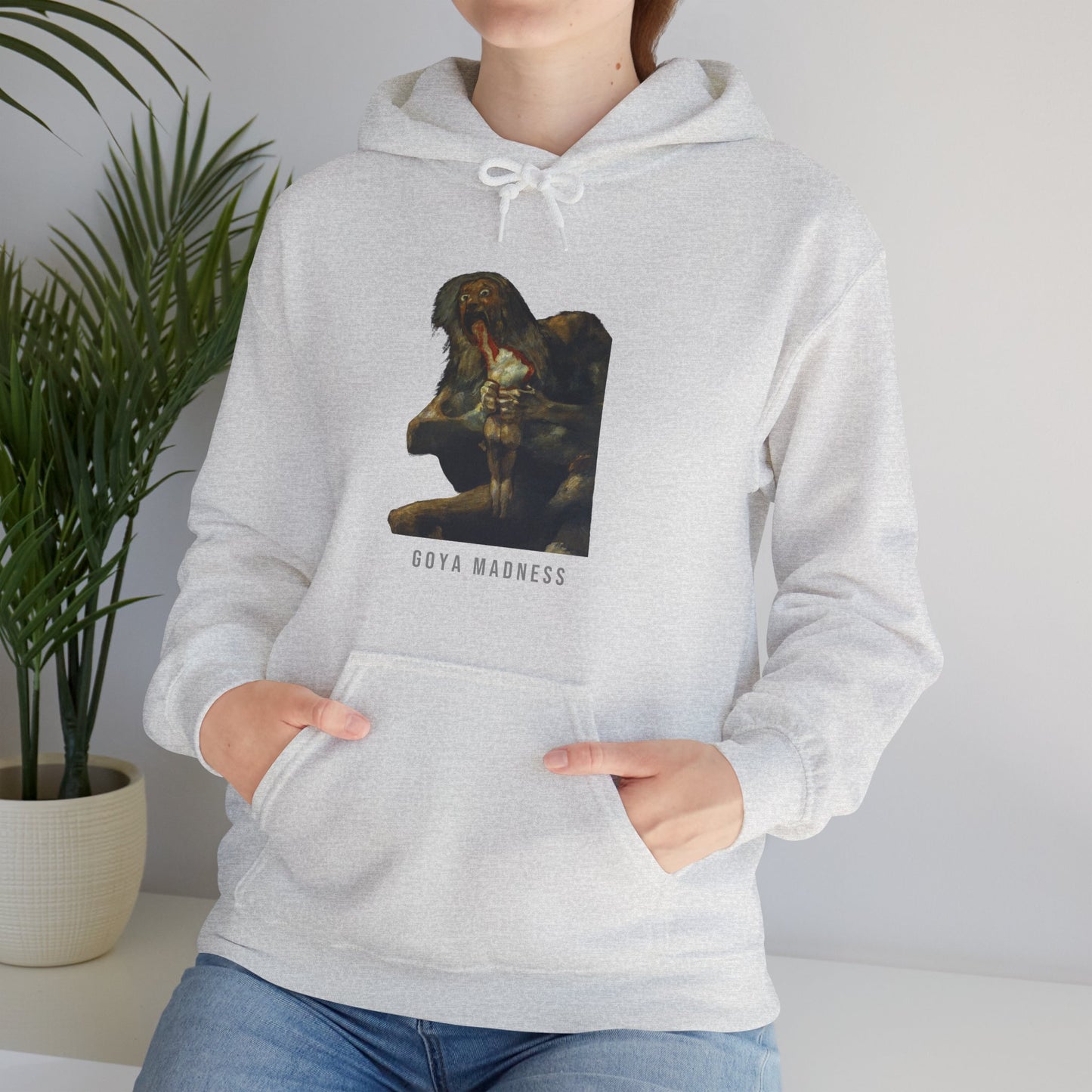 Hooded Sweatshirt - Saturn Devouring His Son by Francisco Goya (1819-23)