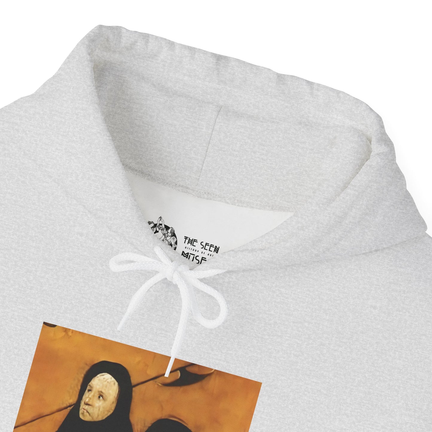 Hooded Sweatshirt - Hell (Fragment of Last Judgment) by Hieronymus Bosch (Front)