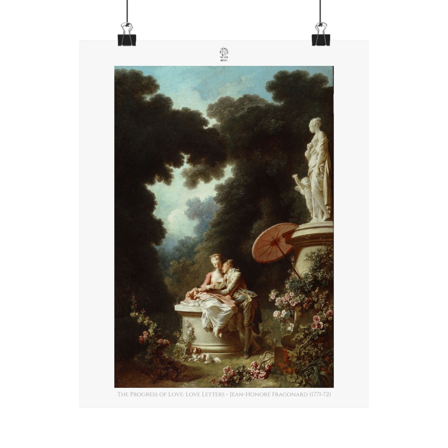 The Progress of Love: Love Letters - Jean-Honoré Fragonard (1771-72)