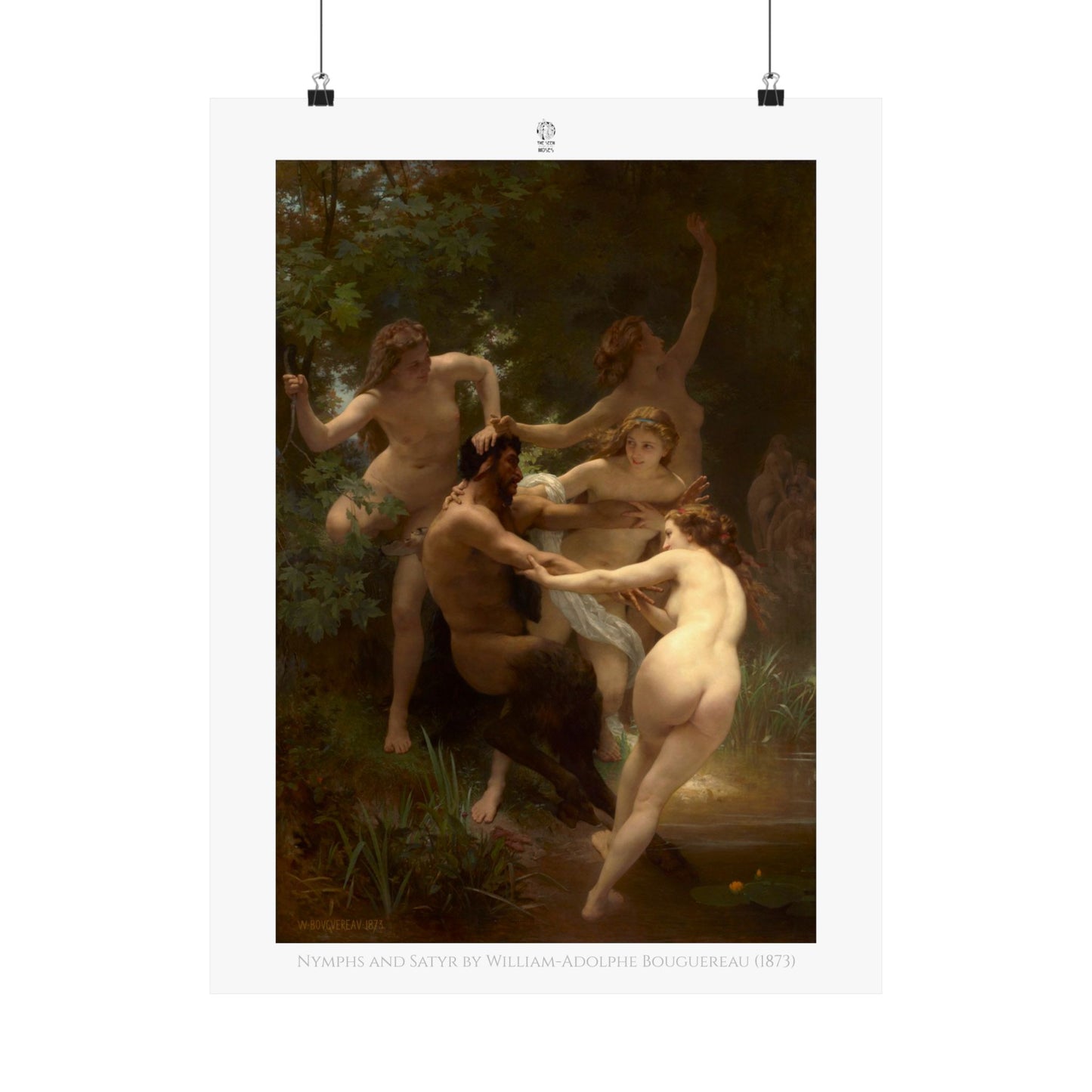Nymphs and Satyr by William-Adolphe Bouguereau (1873)