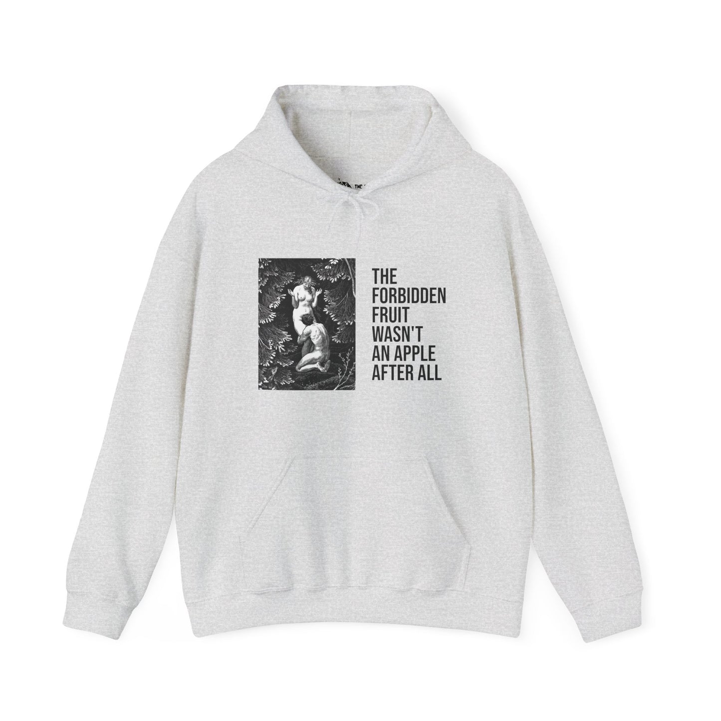Hooded Sweatshirt- Adam and Eve in Paradise by Max Svabinsky