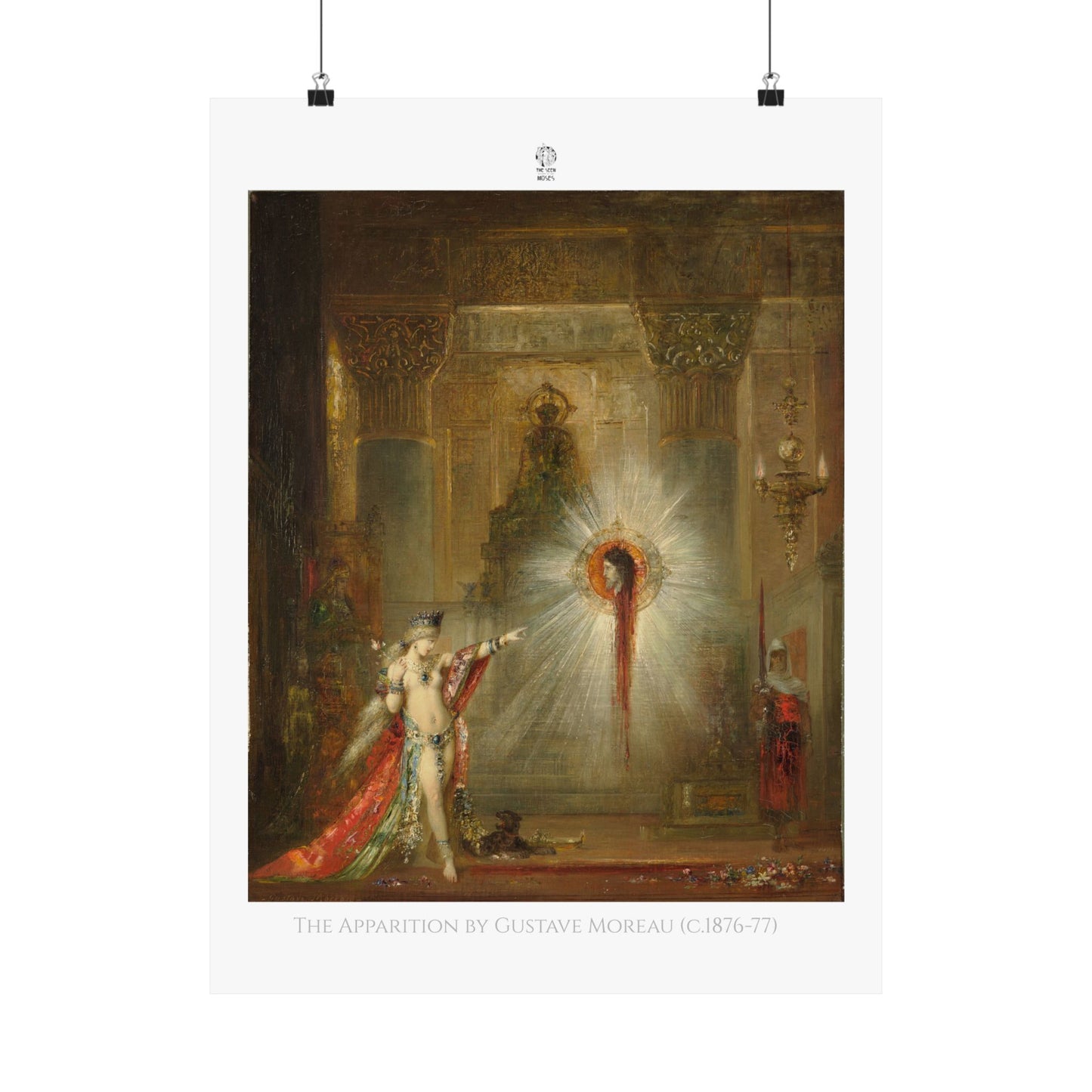 The Apparition by Gustave Moreau (c.1876-77)