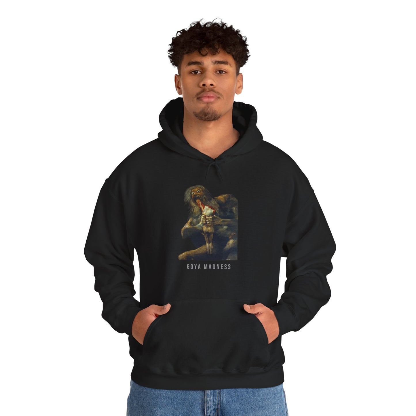 Hooded Sweatshirt - Saturn Devouring His Son by Francisco Goya (1819-23)