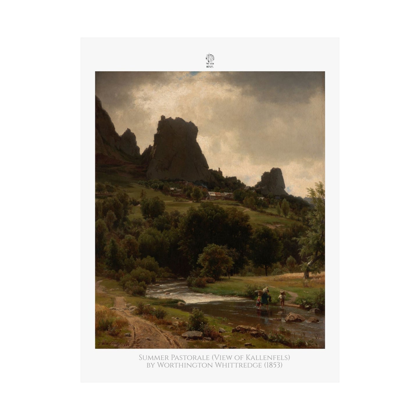 Summer Pastorale (View of Kallenfels) by Worthington Whittredge (1853)