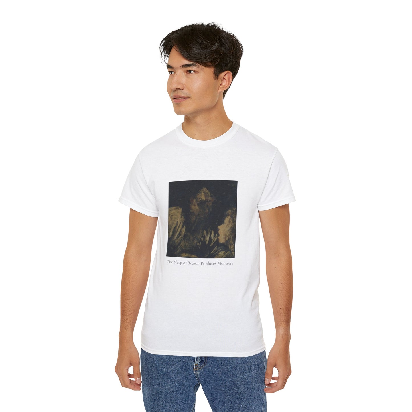 Boy staring at an Apparition - Francisco Goya