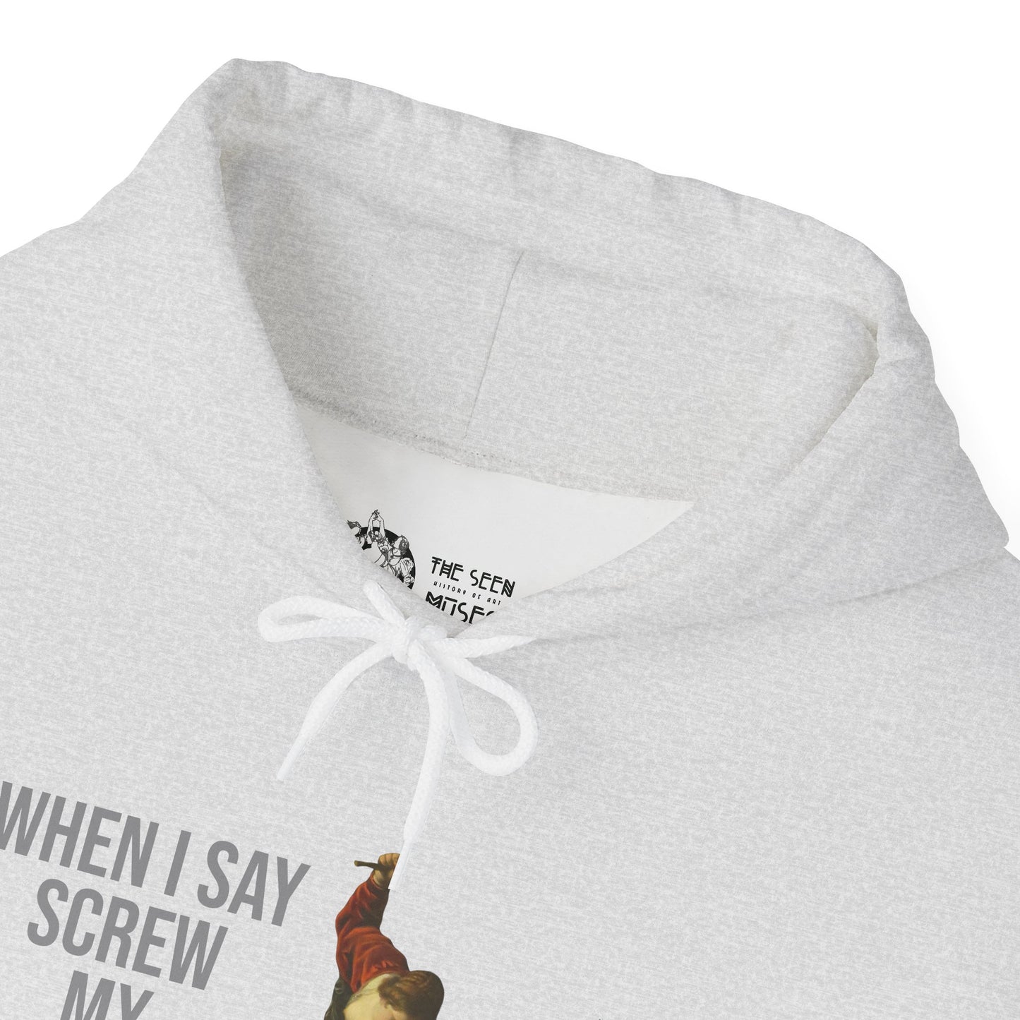 Hooded Sweatshirt- Jael and Sisera by Alessandro Turchi (Front)