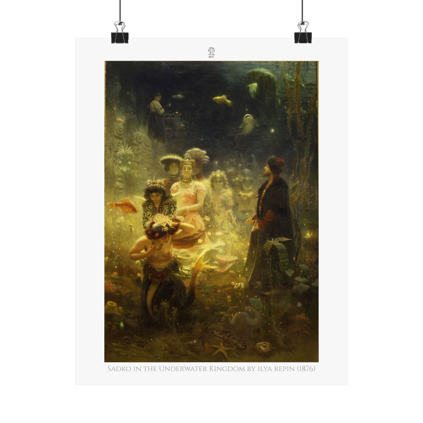 Sadko in the Underwater Kingdom by Ilya Repin (1876)
