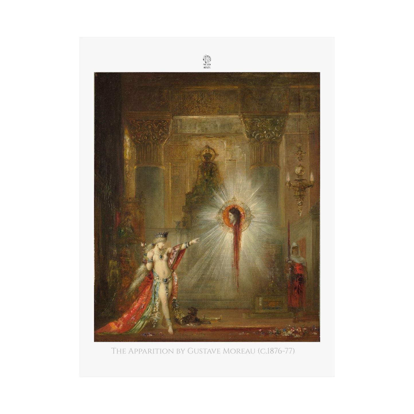 The Apparition by Gustave Moreau (c.1876-77)