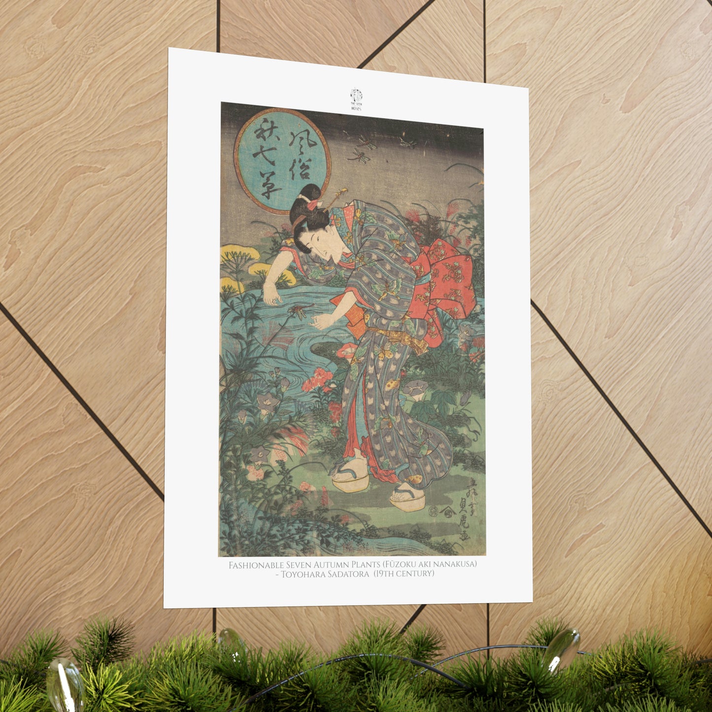 Fashionable Seven Autumn Plants (Fūzoku aki nanakusa) - Toyohara Sadatora (19th century)