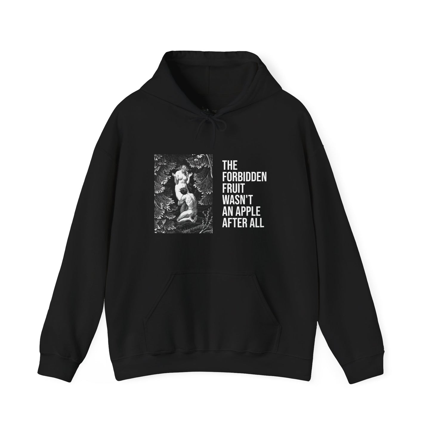 Hooded Sweatshirt- Adam and Eve in Paradise by Max Svabinsky