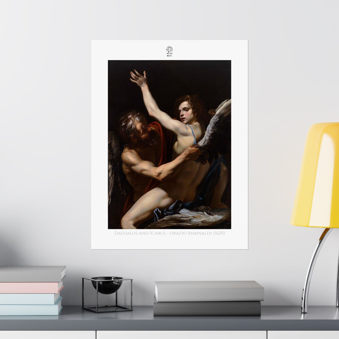 Daedalus and Icarus - Orazio Riminaldi (1625)