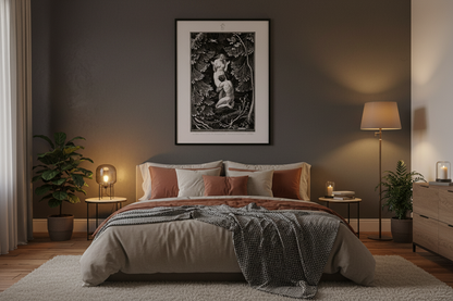 Adam and Eve in Paradise - Max Švabinsky (1918)