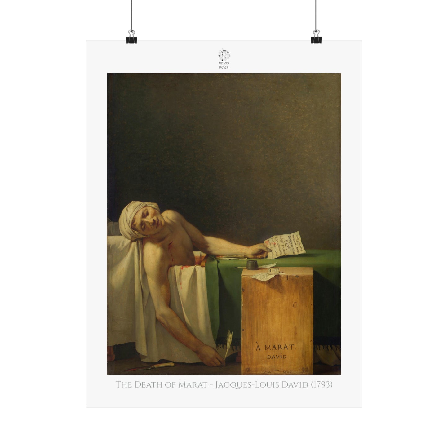 The Death of Marat - Jacques-Louis David (1793)