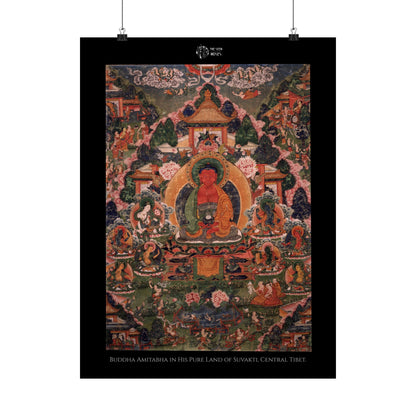 Buddha Amitabha in His Pure Land of Suvakti, Central Tibet.