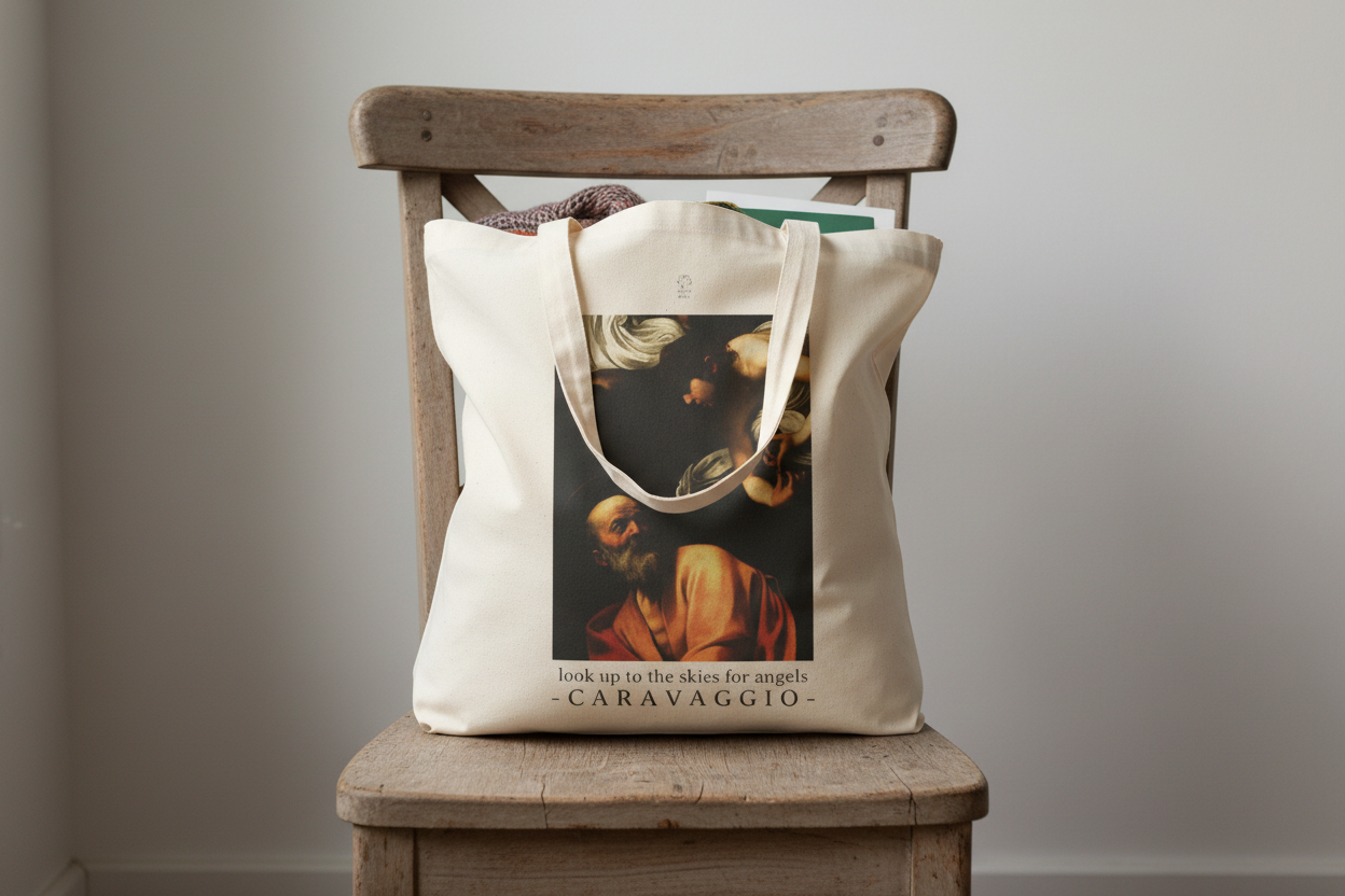 The Inspiration of Saint Matthew by Caravaggio