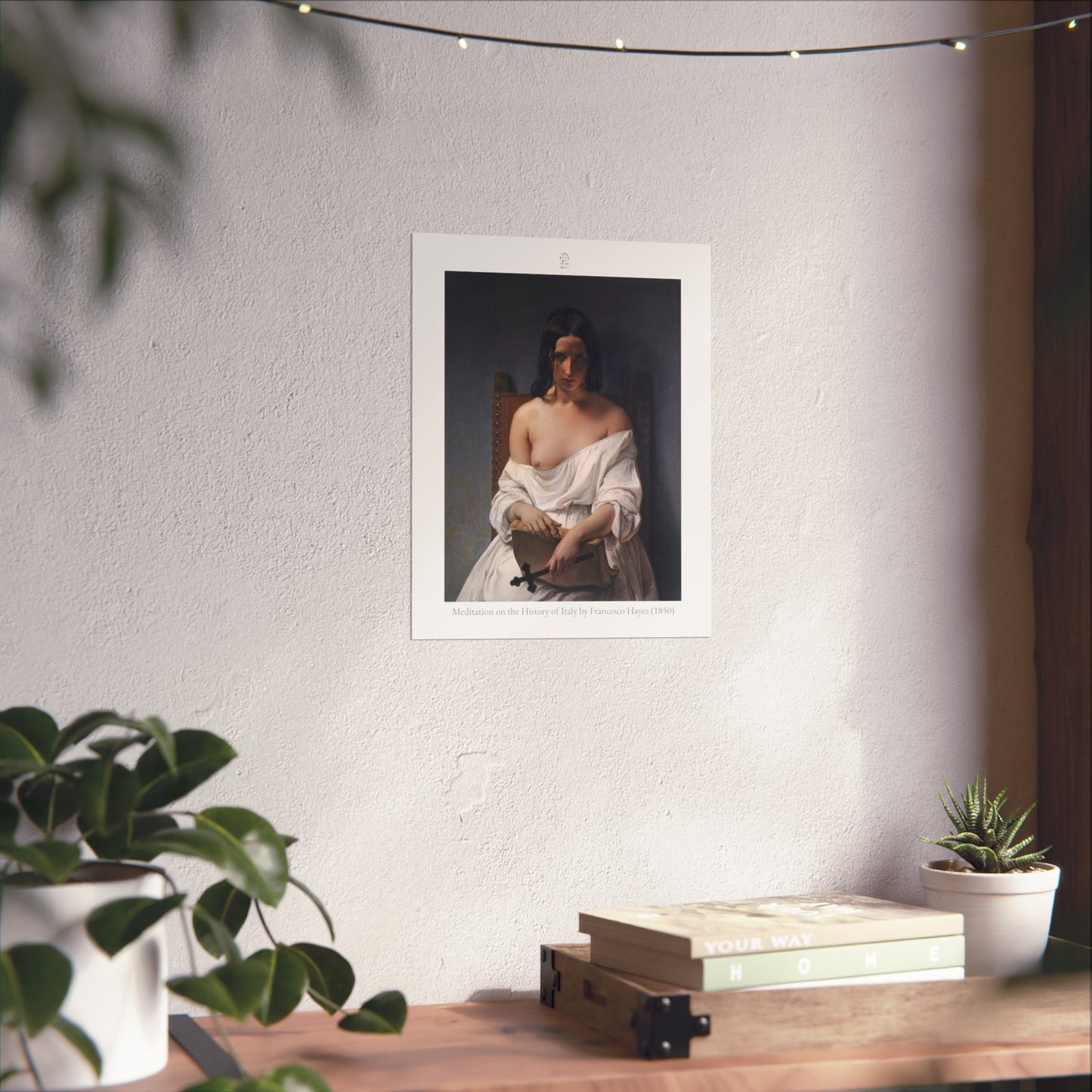 Meditation on the History of Italy by Francesco Hayez (1850)