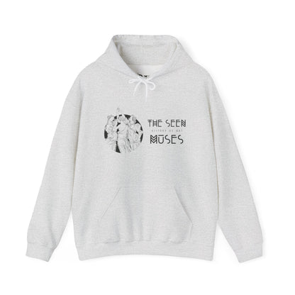 Hooded Sweatshirt- The Seen Muses Primavera by Botticelli logo (Front+Back)