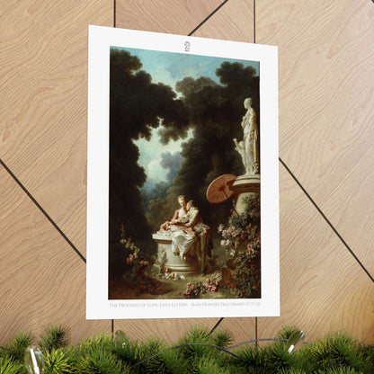 The Progress of Love: Love Letters - Jean-Honoré Fragonard (1771-72)