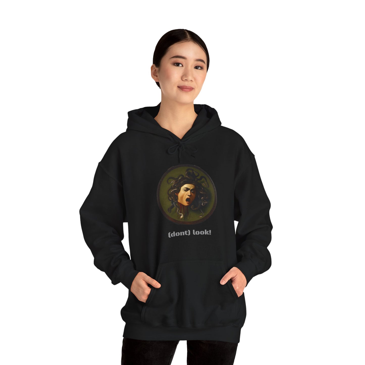 Hooded Sweatshirt- Medusa by Caravaggio (Front)