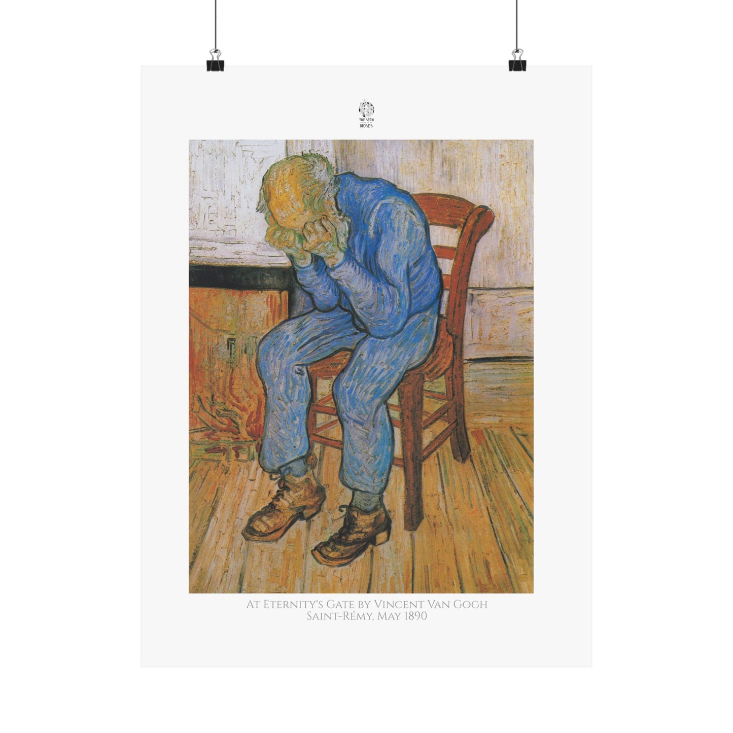 At Eternity's Gate by Vincent Van Gogh Saint-Rémy, May 1890