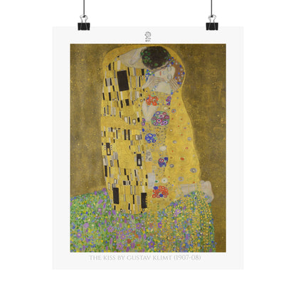 The Kiss by Gustav Klimt (1907-08)