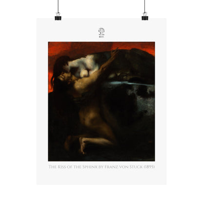 The Kiss of the Sphinx by Franz von Stuck (1895)
