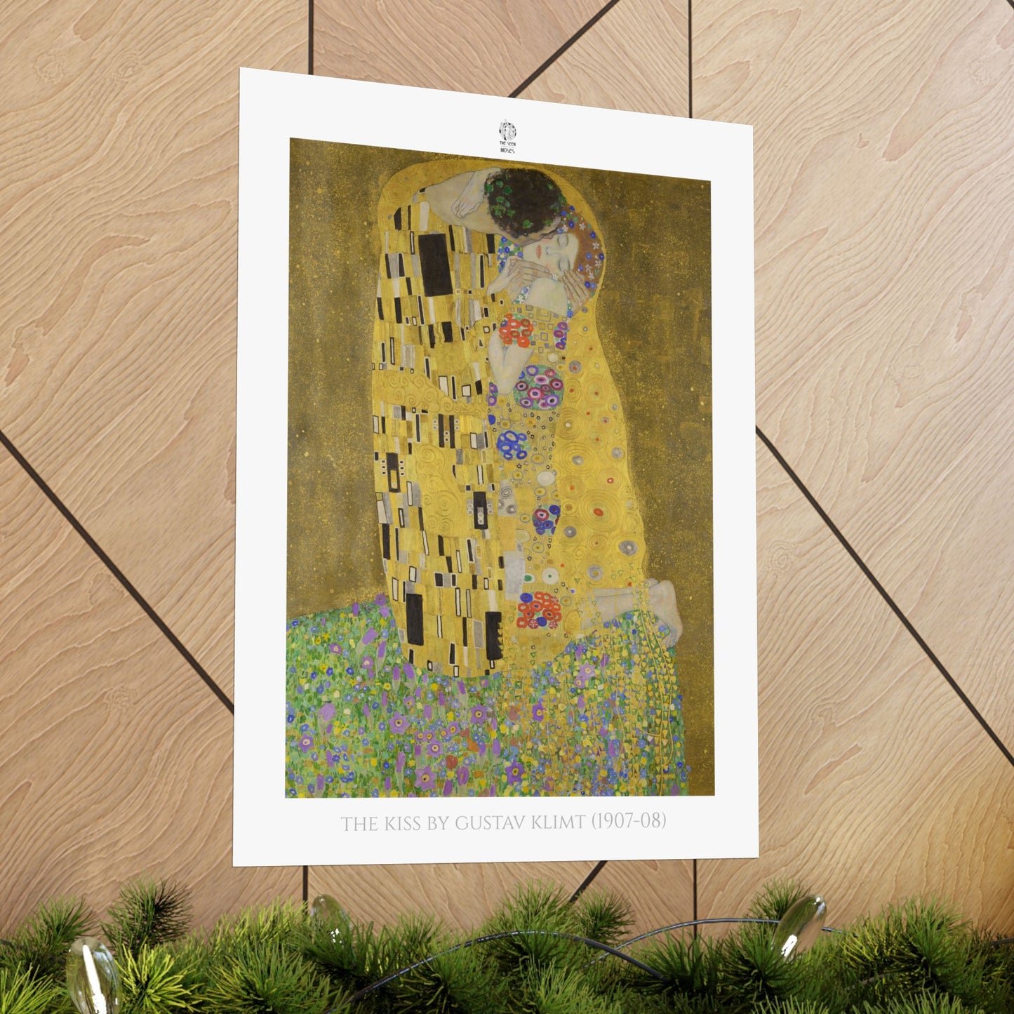 The Kiss by Gustav Klimt (1907-08)