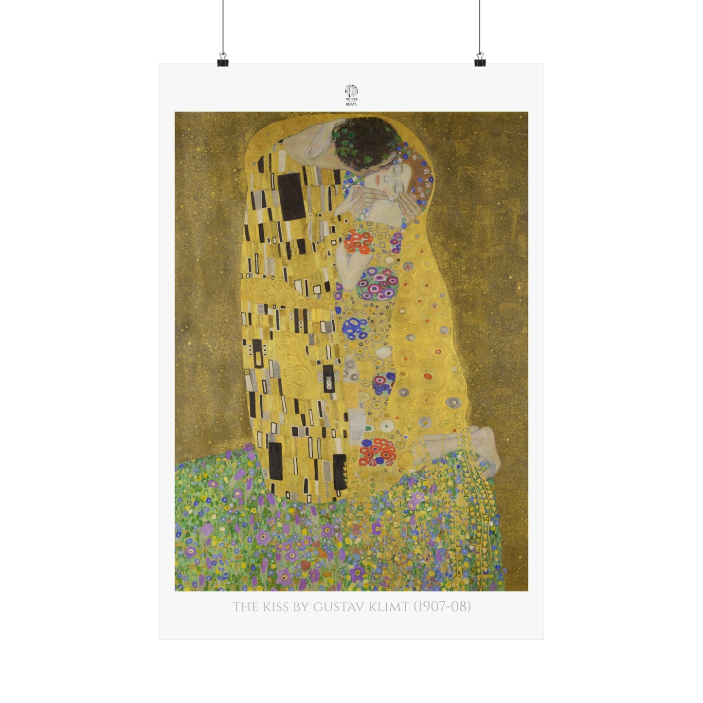 The Kiss by Gustav Klimt (1907-08)