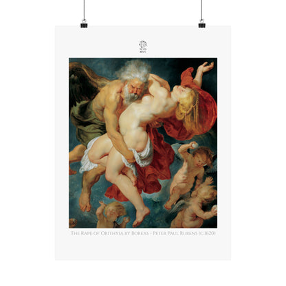 The Abduction of Orithyia by Boreas - Peter Paul Rubens (c.1620)