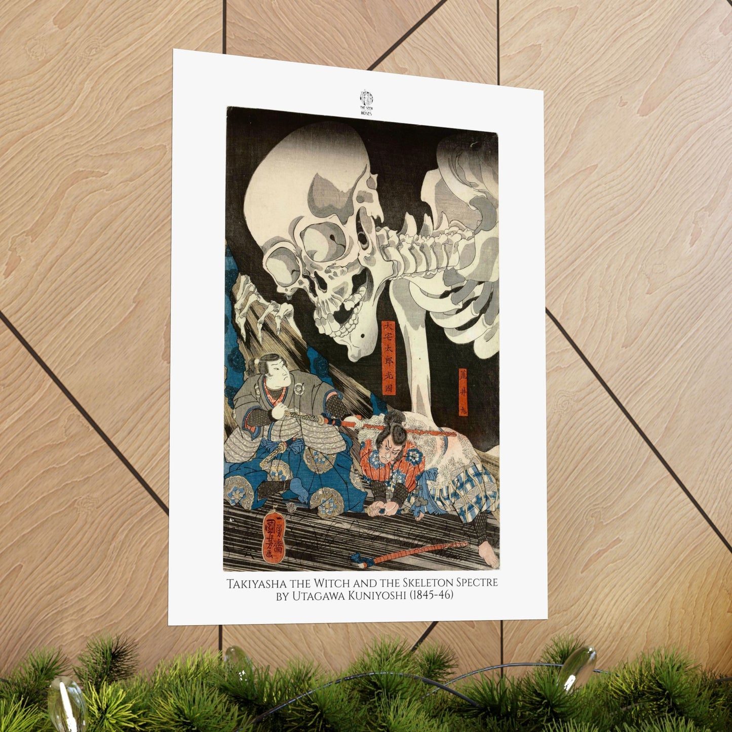 Takiyasha the Witch and the Skeleton Spectre by Utagawa Kuniyoshi (1845-46)