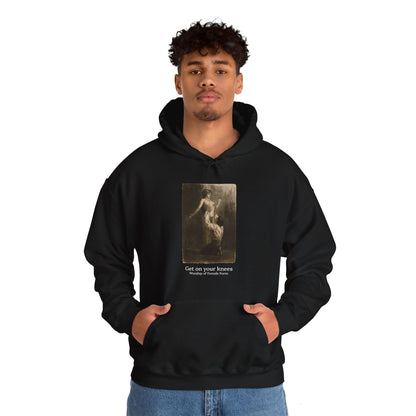 Hooded Sweatshirt- Worship of the Female Form by Almery Lobel Riche