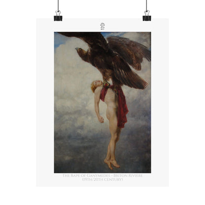 The Rape of Ganymede - Briton Rivière (19th/20th century)