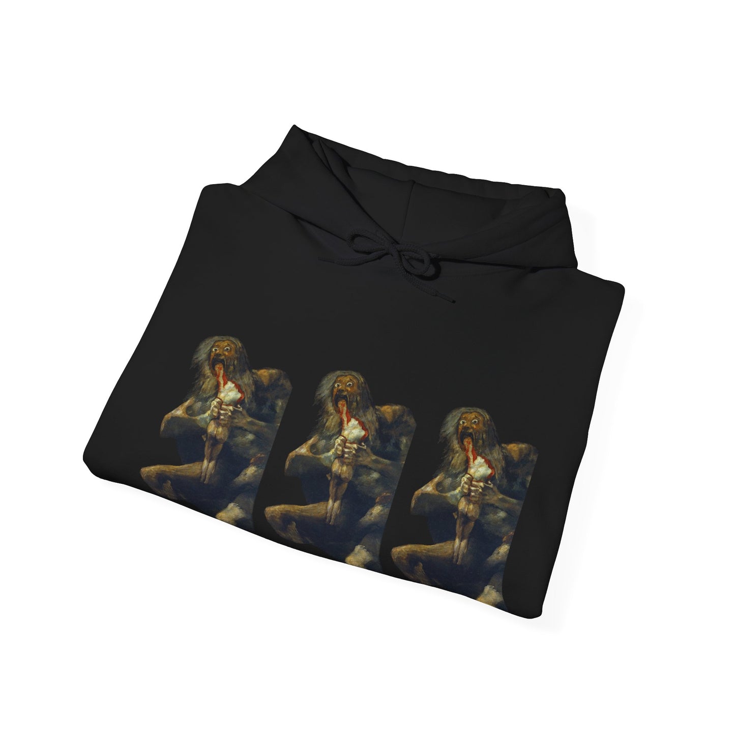 Hooded Sweatshirt - Saturn Devouring His Son by Francisco Goya (1819-23)