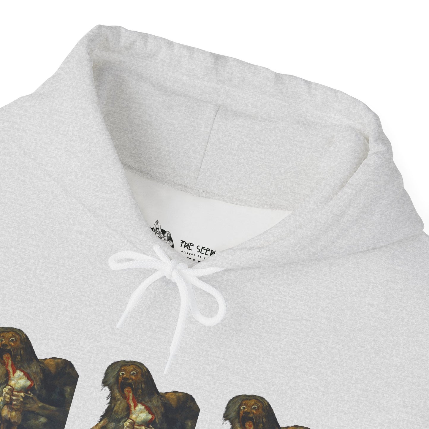 Hooded Sweatshirt - Saturn Devouring His Son by Francisco Goya (1819-23)