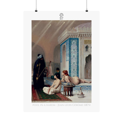 Pool in a Harem by Jean-Léon Gérôme (1875)