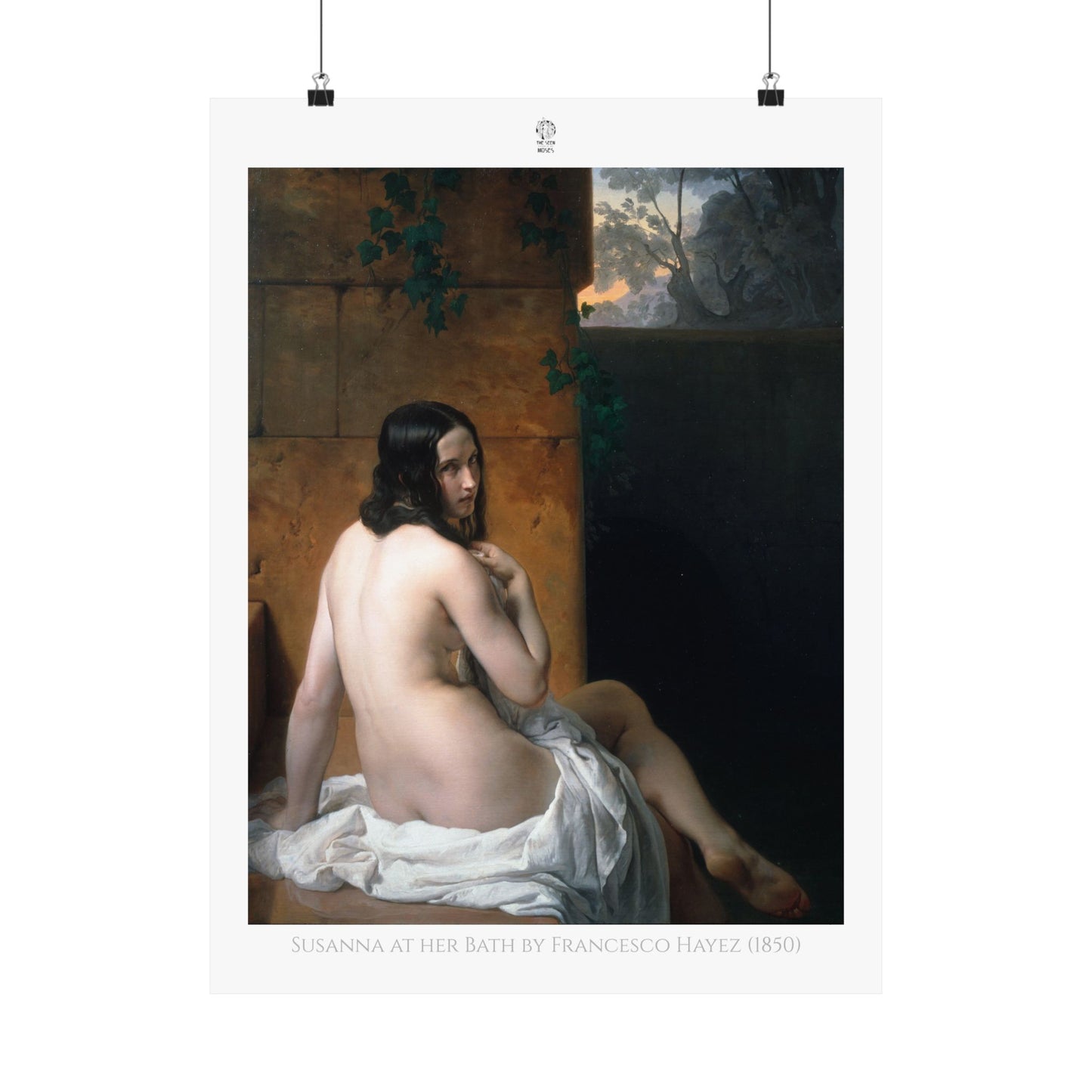 Susanna at her Bath by Francesco Hayez (1850)