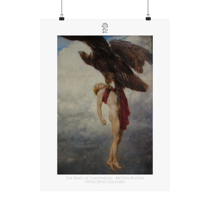 The Rape of Ganymede - Briton Rivière (19th/20th century)