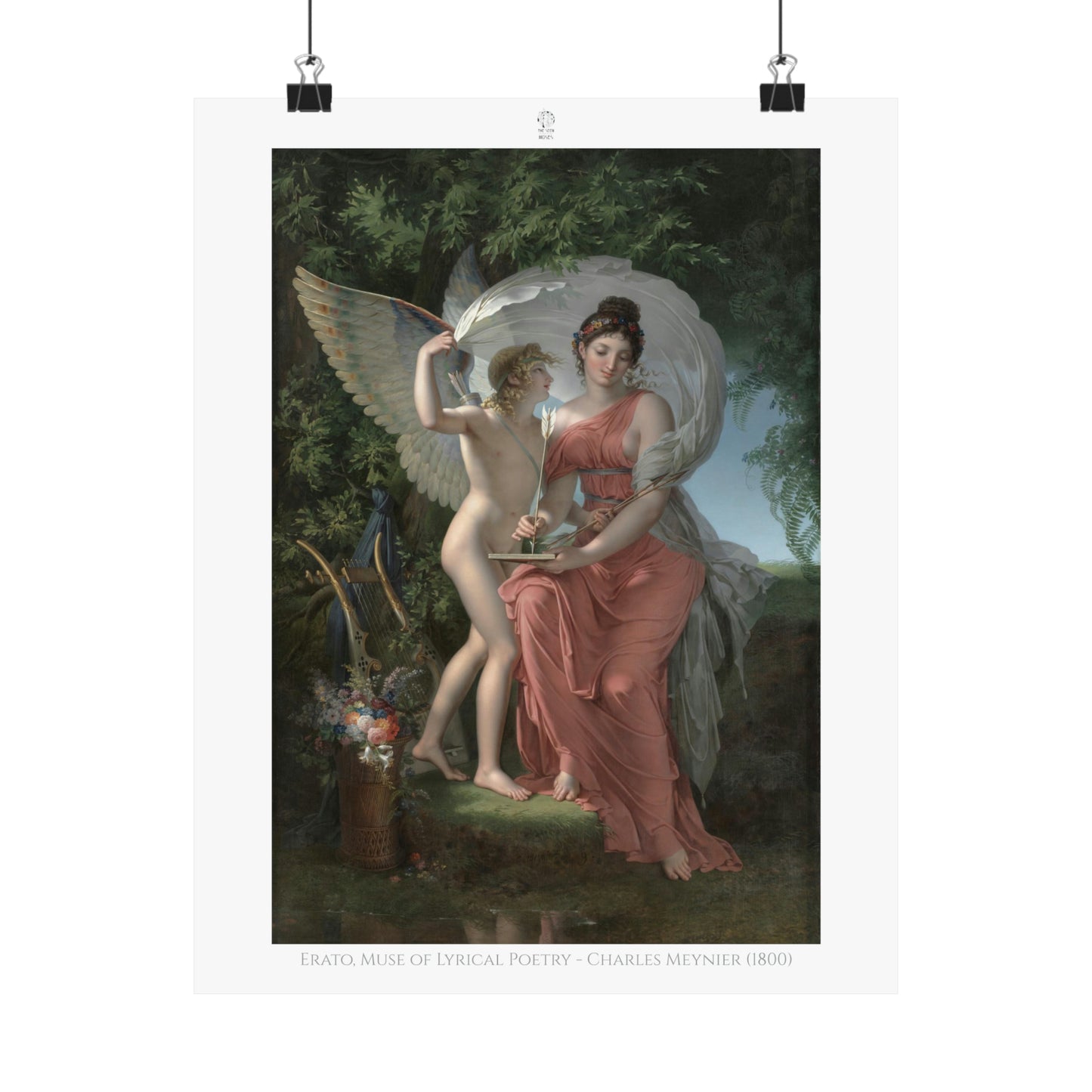 Erato, Muse of Lyrical Poetry by Charles Meynier (1800)